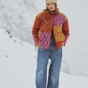 Sessun Duddy Patch Quilted Jacket